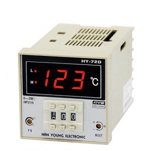 Bộ điều khiển nhiệt độ Hanyoung HY-72D-PKMNR-10 72x72mm