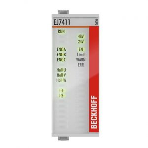 Module Beckhoff EJ7411 | EtherCAT plug-in module, 1-channel motion interface, BLDC motor, 48 V DC, 4.5 A, with increment