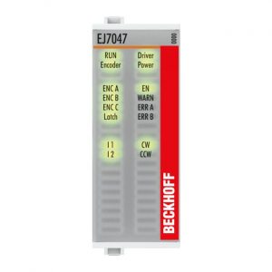 Module Beckhoff EJ7047 | EtherCAT plug-in module, 1-channel motion interface, stepper motor, 48 V DC, 5 A, vector contro