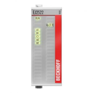 Module Beckhoff EJ2522 | EtherCAT plug-in module, 2-channel pulse train output, incr. enc. simulation, RS422, 50 mA