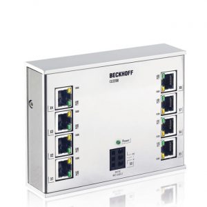 Module Beckhoff CU2208 | Infrastructure, 8-port switch, Ethernet, 1 Gbit/s, 24 V DC, RJ45