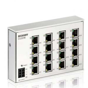 Module Beckhoff CU2016 | Infrastructure, 16-port switch, Ethernet, 100 Mbit/s, 24 V DC, RJ45