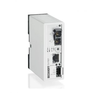 Module Beckhoff CU1521 | Infrastructure, media converter, Ethernet/EtherCAT, 100 Mbit/s, 24 V DC, LWL multimode