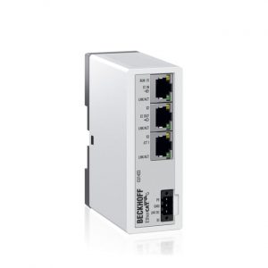 Module Beckhoff CU1423 | Infrastructure, 3-port junction, EtherCAT G, 1 Gbit/s, 24 V DC, RJ45