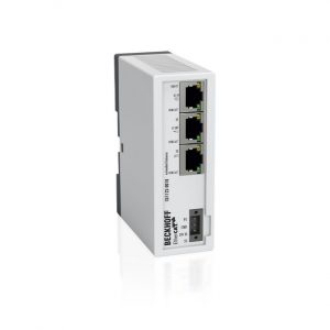 Module Beckhoff CU1123-0010 | Infrastructure, 3-port junction, EtherCAT, 100 Mbit/s, 24 V DC, RJ45, Extended Distance