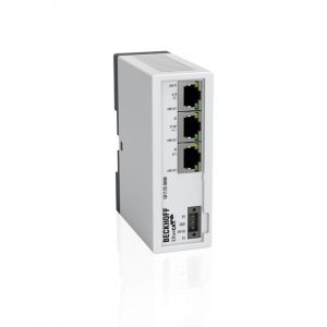 Module Beckhoff CU1123 | Infrastructure, 3-port junction, EtherCAT, 100 Mbit/s, 24 V DC, RJ45