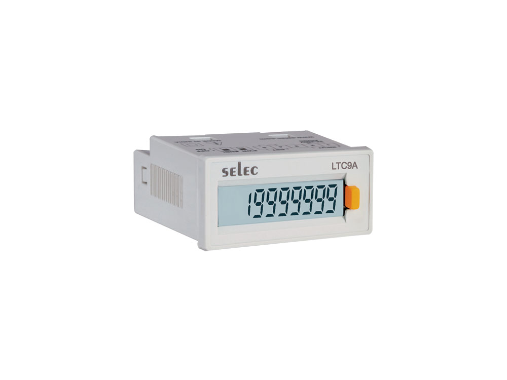 Counter Selec LTC9A 7 1/2 DIGIT, LCD TIME + COUNT TOTALISER