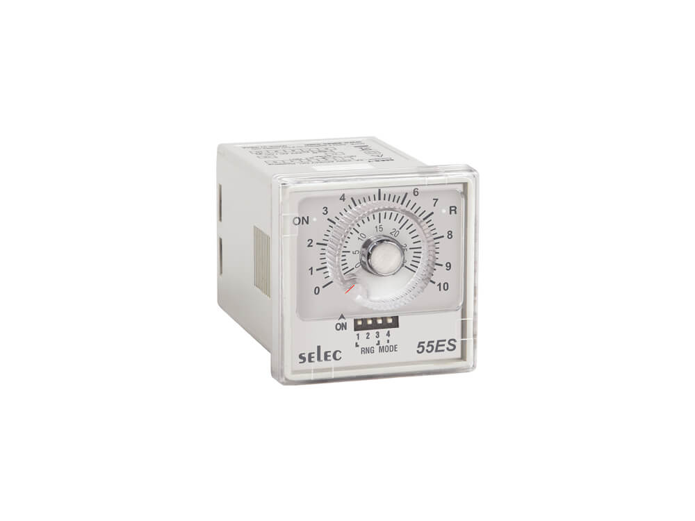 Timer Selec 55ES - On Delay/Khoảng thời gian, 8 Khoảng thời gian, Nguồn điện đa năng