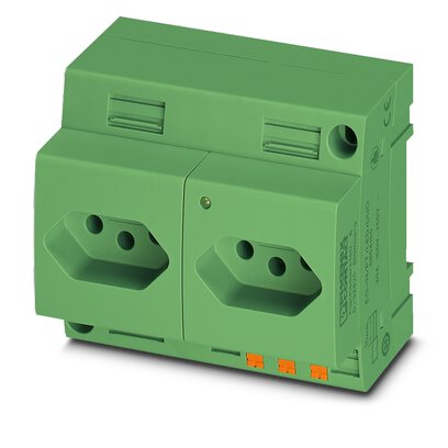       EO-N/PT/LED/DUO/GN     -     Double socket   Phoenix Contact