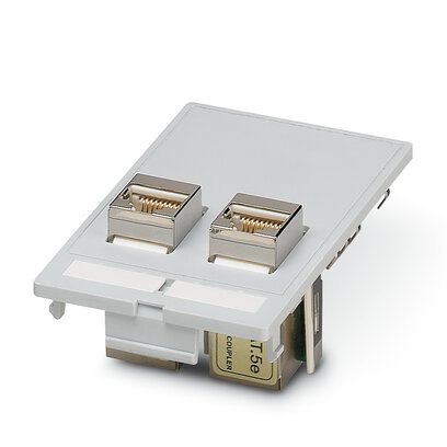       VS-SI-FP-2RJ45-5-MOD-BU/BU     -     Front plate   Phoenix Contact