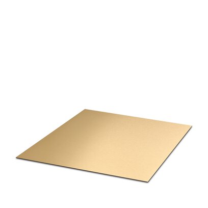       GPAL 500X500X1,5 SR/BK/GD     -     Engraving plate for outdoor use   Phoenix Contact