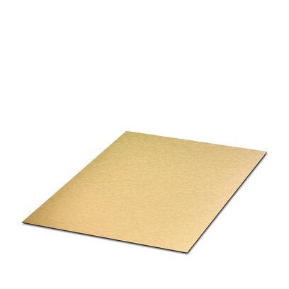       GPAL 400X300X1,5 SR/BK/GD     -     Engraving plate for outdoor use   Phoenix Contact