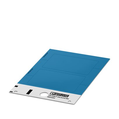       US-EMLP (85,6X54) BU     -     Plastic label   Phoenix Contact