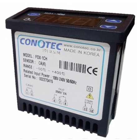 Bộ điều khiển nhiệt độ Conotec FOX-1CH 71x29mm