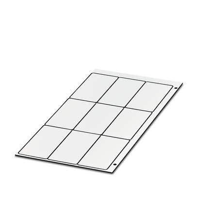       GPE 60X30 WH/R CUS     -     Engraving material   Phoenix Contact