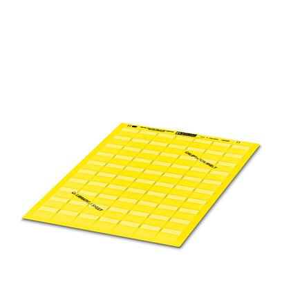       WML 5 (25X10)A4 YE     -     Cable marker label   Phoenix Contact