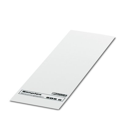       SBS 6:UNBEDRUCKT     -     Marker card   Phoenix Contact