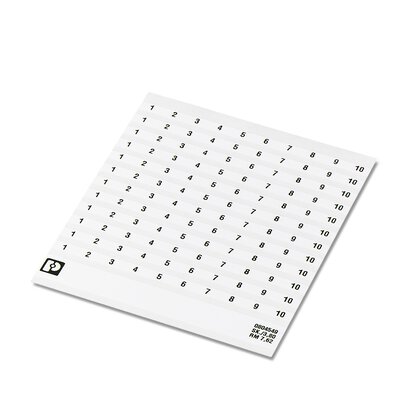       SK  7,62/3,8:FORTL.ZAHLEN 81-90     -     Marker for terminal blocks   Phoenix Contact