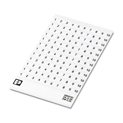       SK  5/3,8:FORTL.ZAHLEN 81-90     -     Marker for terminal blocks   Phoenix Contact