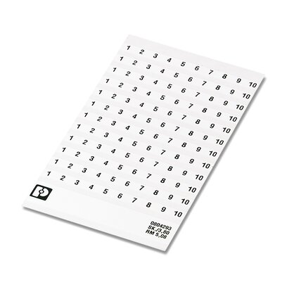       SK  5,08/3,8:FORTL.ZAHLEN 91-100     -     Marker for terminal blocks   Phoenix Contact