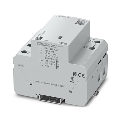       FLT-MB-T1-264/12.5-3+1-UT     -     Type 1+2+3 combined lightning current and surge arresters   Phoenix Contact