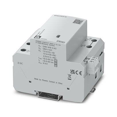       FLT-MB-T1-264/12.5-3+1-UT-R     -     Type 1+2+3 combined lightning current and surge arresters   Phoenix Contact