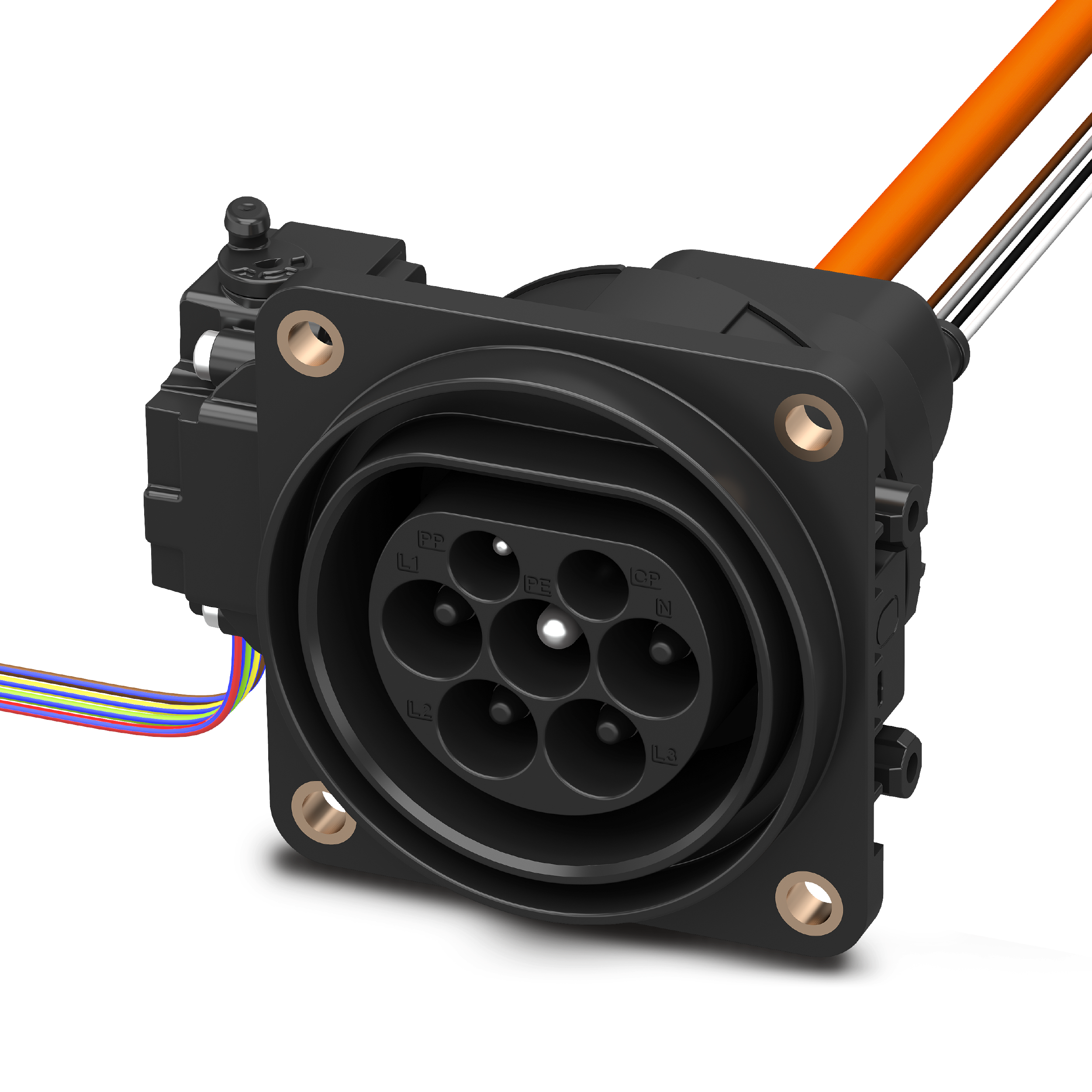       CHARX T2HCI12-1AC32-2,0M6     -     Vehicle charging inlet   Phoenix Contact