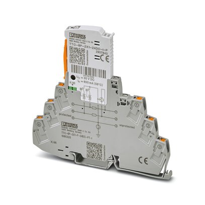       TTC-6P-2X1-F-24DC-PT-I     -     Surge protection device   Phoenix Contact