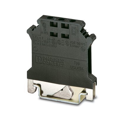       USLKG 4 BK/BK     -     Reference potential terminal block   Phoenix Contact