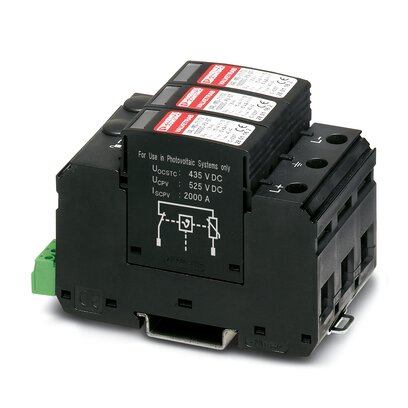       VAL-MS-T1/T2 1000DC-PV/2+V-FM     -     Lightning/surge arrester type 1/2   Phoenix Contact