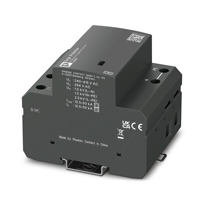       SP-EE-FLT-T1-264/12.5-3+1-UT     -     Type 1+2 combined lightning current and surge arrester   Phoenix Contact