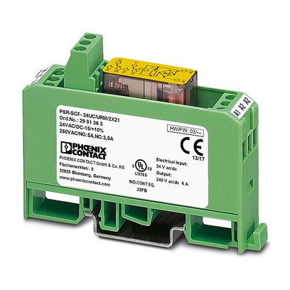       PSR-SCF- 24UC/URM/2X21     -     Coupling relay   Phoenix Contact