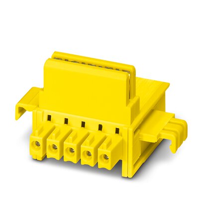       ME 22,5 TBUS 1,5/ 5-ST-3,81 YE - 1PCS     -     DIN rail bus connectors   Phoenix Contact