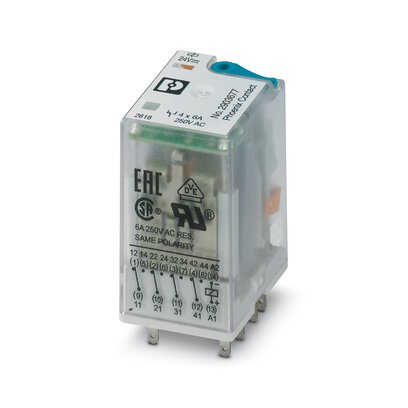       REL-IR4/LDP- 24DC/4X21     -     Single relay   Phoenix Contact