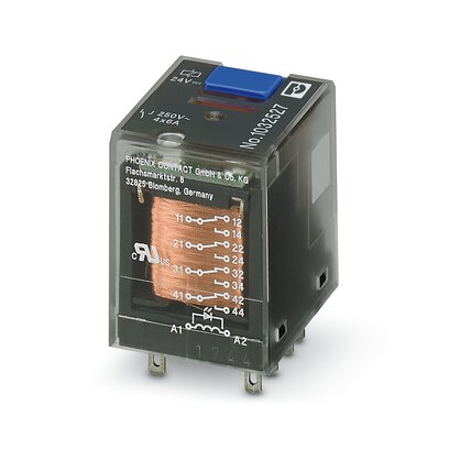       REL-IR-BL/L- 24DC/4X21     -     Single relay   Phoenix Contact