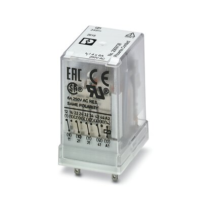       REL-IR4/24DC/4X21/EX     -     Single relay   Phoenix Contact