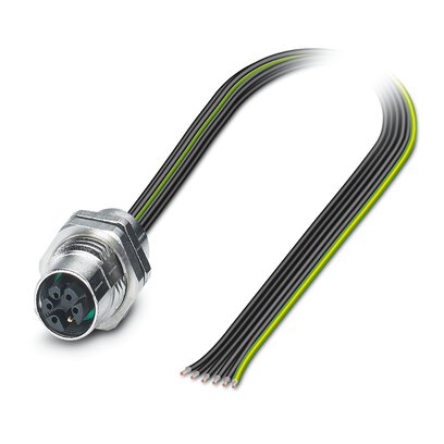 SACC-DSI-M12FSM-5PE-M16XL/1,5X     -     Device connector, rear mounting   Phoenix Contact