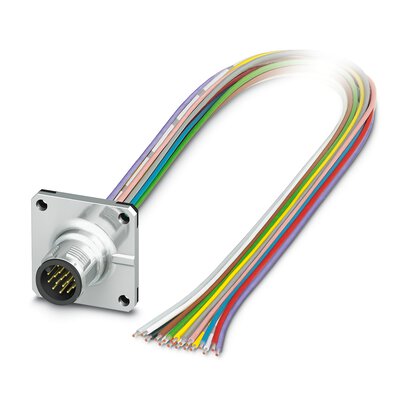 SACC-SQ-M12MS-17CON-20/0,5     -     Device connector front mounting   Phoenix Contact