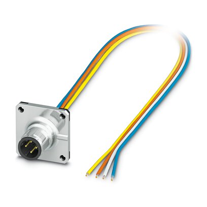 SACC-SQ-M12MSD-4CON-25F/0,5X     -     Device connector front mounting   Phoenix Contact