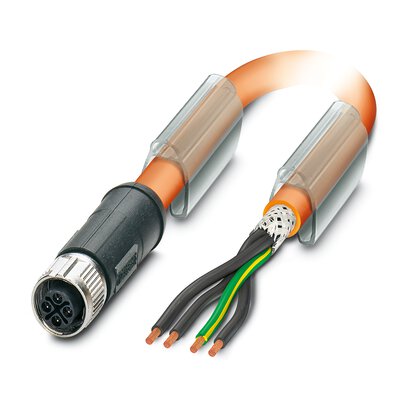 SAC-4P- 1,5-PUR/M12FSS PE SH     -     Power cable   Phoenix Contact