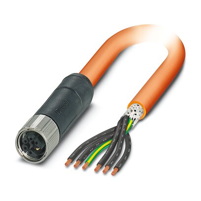 SAC-6P- 1,5-PUR/M12FSM PE SH     -     Power cable   Phoenix Contact