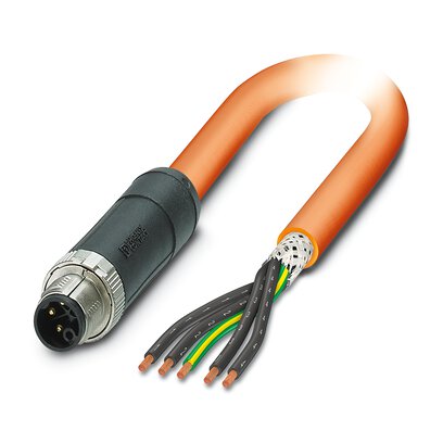 SAC-5P-M12MSK/ 1,5-PUR PE SH     -     Power cable   Phoenix Contact