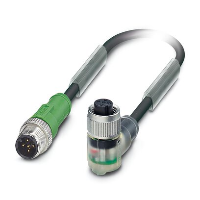 SAC-5P-M12MS/0,6-PUR/M12FR-3L     -     Sensor/actuator cable   Phoenix Contact