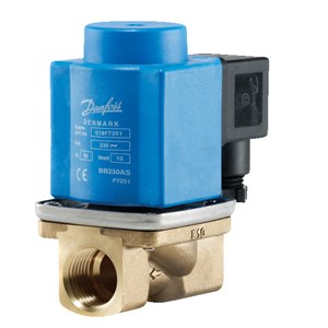 Van điện từ Danfoss EV251B, Chức năng: NC, G, 1/2, NBR, Điện áp nguồn [V] AC: 230 032U538131