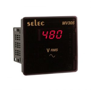 Đồng hồ đo điện áp Selec MV305 96x96mm