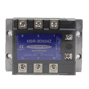 Rơ le bán dẫn Hanyoung HSR-3D504Z 50A 3 Pha