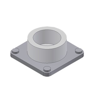 Bộ mặt bích Danfoss Flange, 54 mm 027L2554