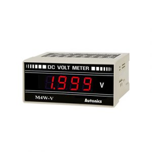 Đồng hồ đo điện áp DC Autonics M4W-DV-2 4 số W96×H48mm