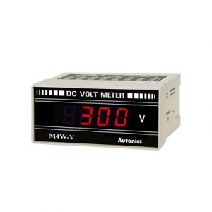 Đồng hồ đo điện áp DC Autonics M4W-DV-5 4 số W96×H48mm
