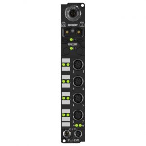 Module Beckhoff IP2332-B520 |4-channel digital input + 4-channel digital output, DeviceNet, 24 V DC, 0.2 ms, 2 A, M12